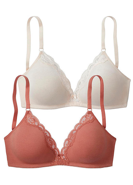  Petite Fleur Pack Of 2 Soft Bras
