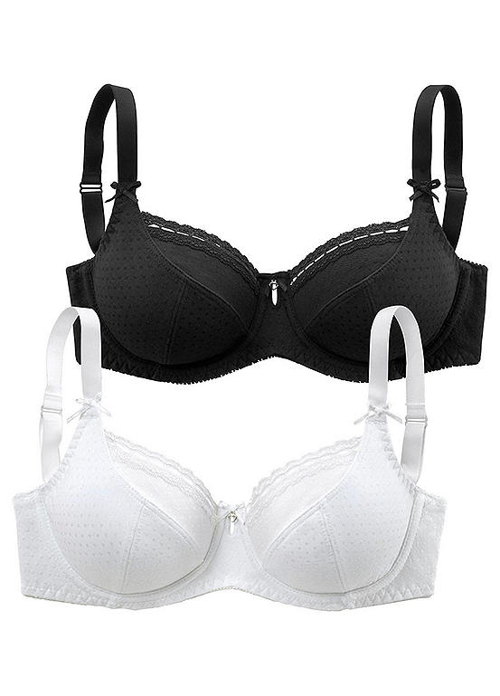  Petite Fleur Pack Of 2 Underwired Bras