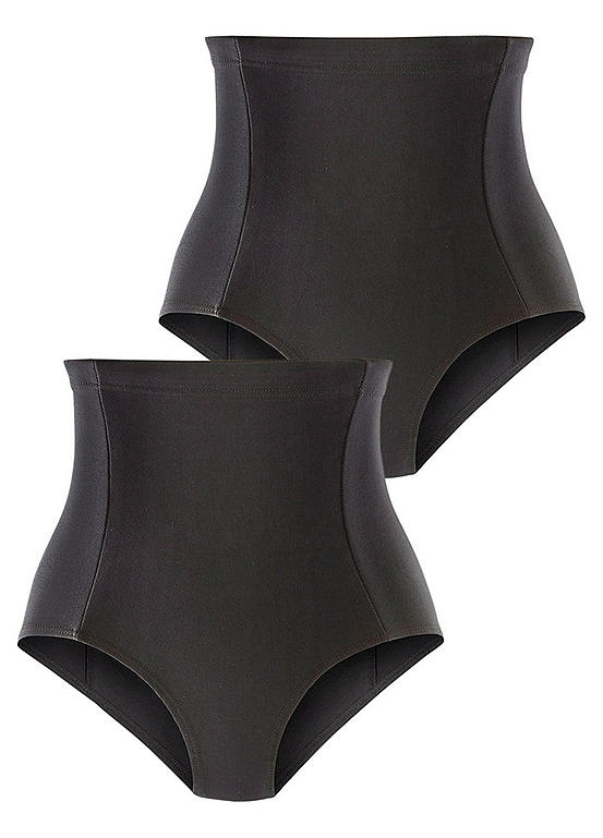  Petite Fleur Pack Of 2 Waist Shaper Briefs