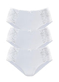  Petite Fleur Pack Of 3 Midi Briefs