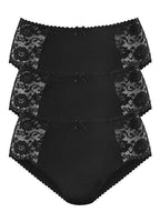  Petite Fleur Pack Of 3 Midi Briefs