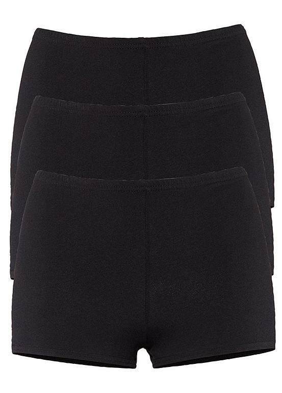  Petite Fleur Pack Of 3 Stretchy Shorts