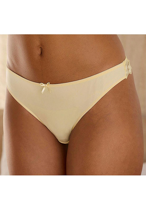  Petite Fleur Pack Of 3 Thongs