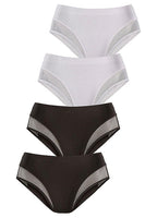  Petite Fleur Pack Of 4 Tummy Tone Forming Briefs