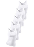  Petite Fleur Pack Of 5 Double Rib Vests