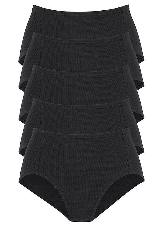  Petite Fleur Pack Of 5 High-waist Briefs