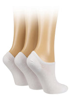  Pringle Ladies Pack Of 3 White Trainer Socks