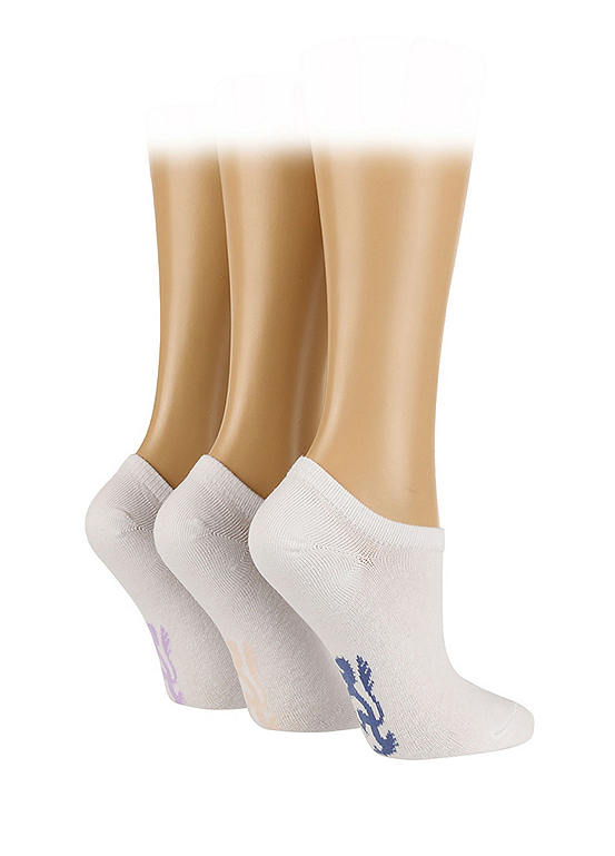  Pringle Pack Of 3 Ladies Trainer Socks