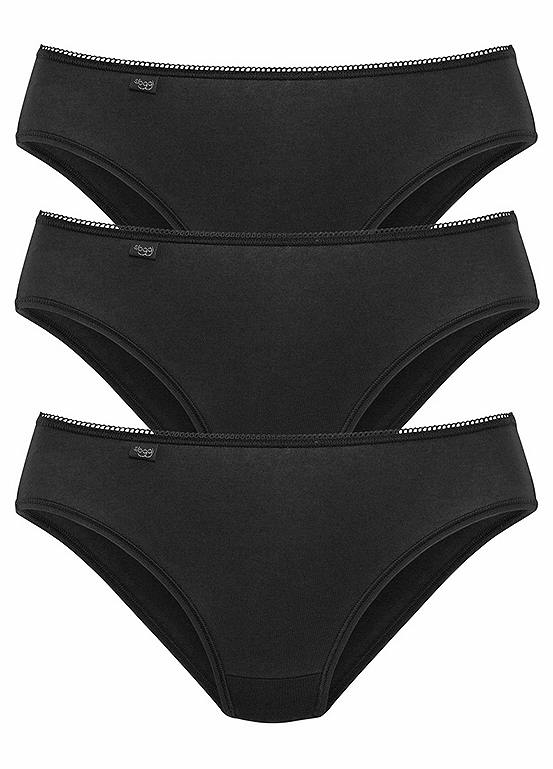  Sloggi Pack Of 3 Picot Edge Briefs