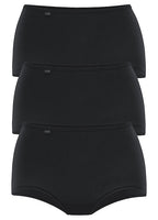  Sloggi Pack Of 3 Picot Edge High Waisted Briefs