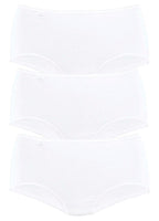  Sloggi Pack Of 3 Picot Edge Midi Briefs