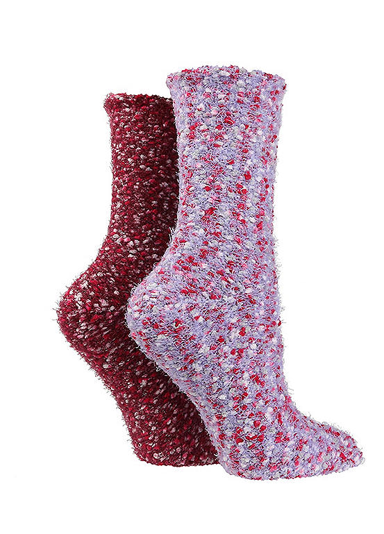  Sock Shop Popcorn Ladies Slipper Socks