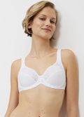  Triumph Modern Lace & Cotton Underwired Minimiser Bra