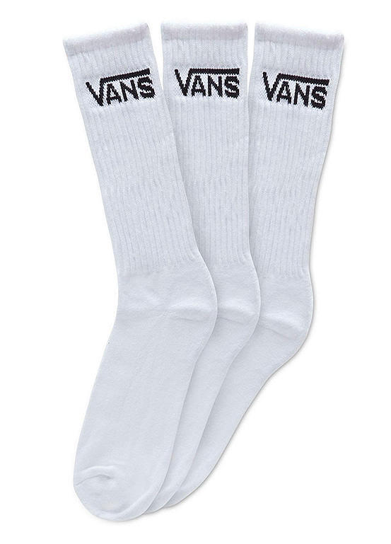  Vans Classic Crew Pack Of 3 Socks
