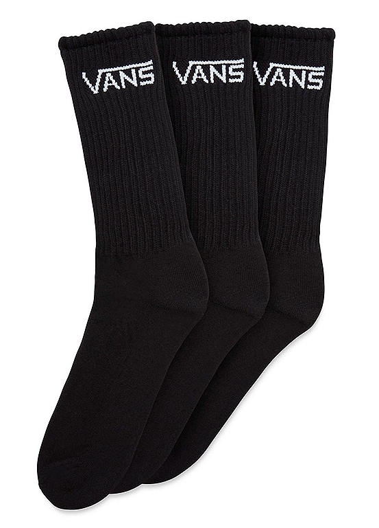  Vans Classic Crew Pack Of 3 Socks