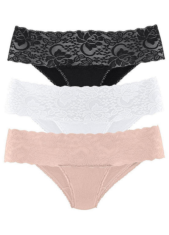  Vivance Dreams Pack Of 3 Brazilian Briefs