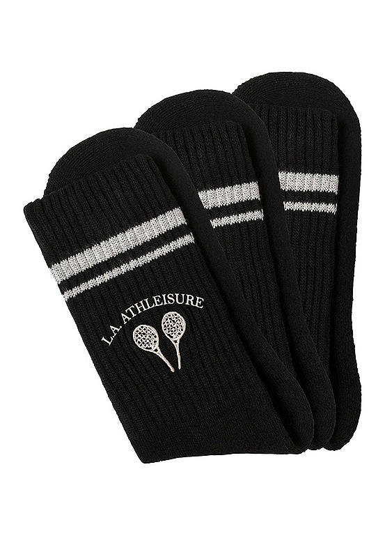  Active By LASCANA Pack Of 3 Tennis Socks
