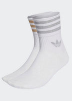  Adidas Originals Pack Of 2 Pairs Midcut Glitter Sports Socks