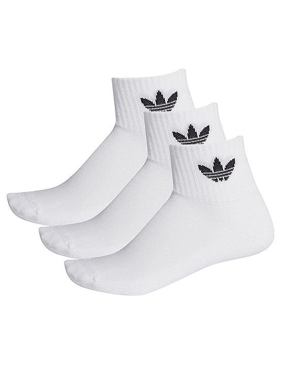  Adidas Originals Pack Of 3 Sports Socks