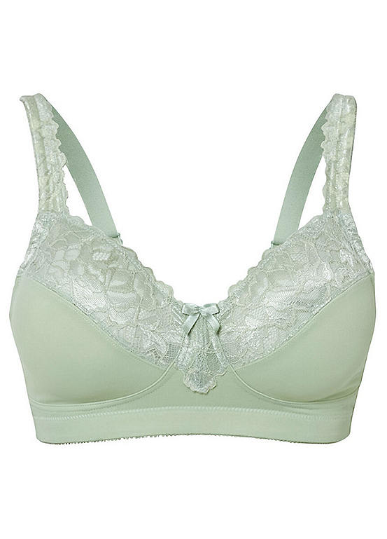  Bonprix Lace Trim Non-Wired Bra