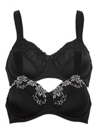  Bonprix Pack Of 2 Embroidered Bras