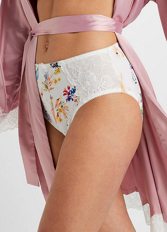  Bonprix Pack Of 2 Floral Full Briefs