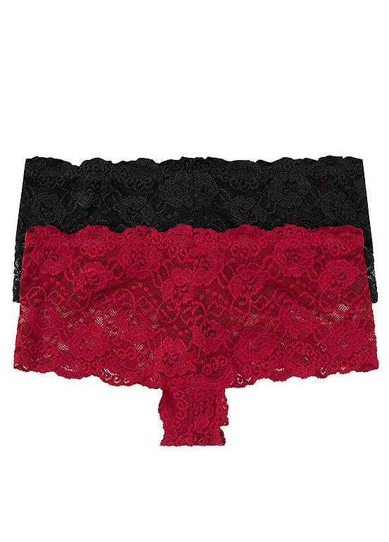  Bonprix Pack Of 2 Lace Shorts