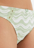  Bonprix Pack Of 3 Lace Trim Organic Cotton Briefs