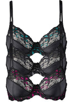  Bonprix Pack Of 3 Underwired Lace Bras