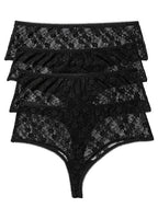  Bonprix Pack Of 4 Lace Thongs
