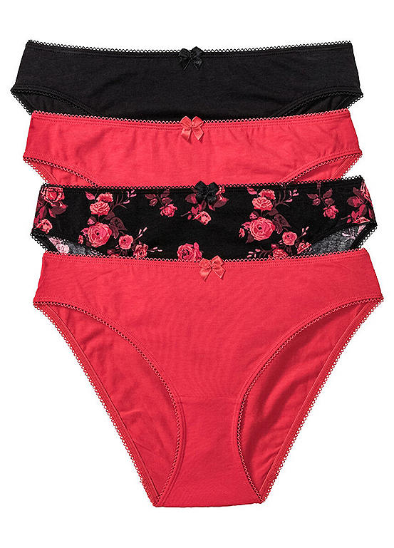  Bonprix Pack Of 4 Organic Cotton Briefs