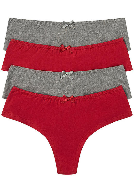  Bonprix Pack Of 4 Thongs