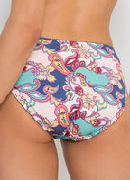  Bonprix Paisley Print Lace Trim Briefs