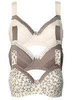  Bonprix Underwired Pack Of 3 Cotton Bras