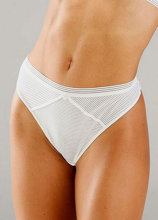  S.Oliver Graphic Striped Thongs